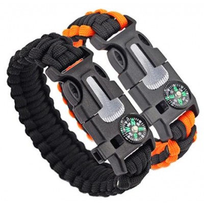 Outdoor Multifunction Zinc Alloy Survival Bracelet Outdoor Multifunction Zinc Alloy Survival Bracelet
